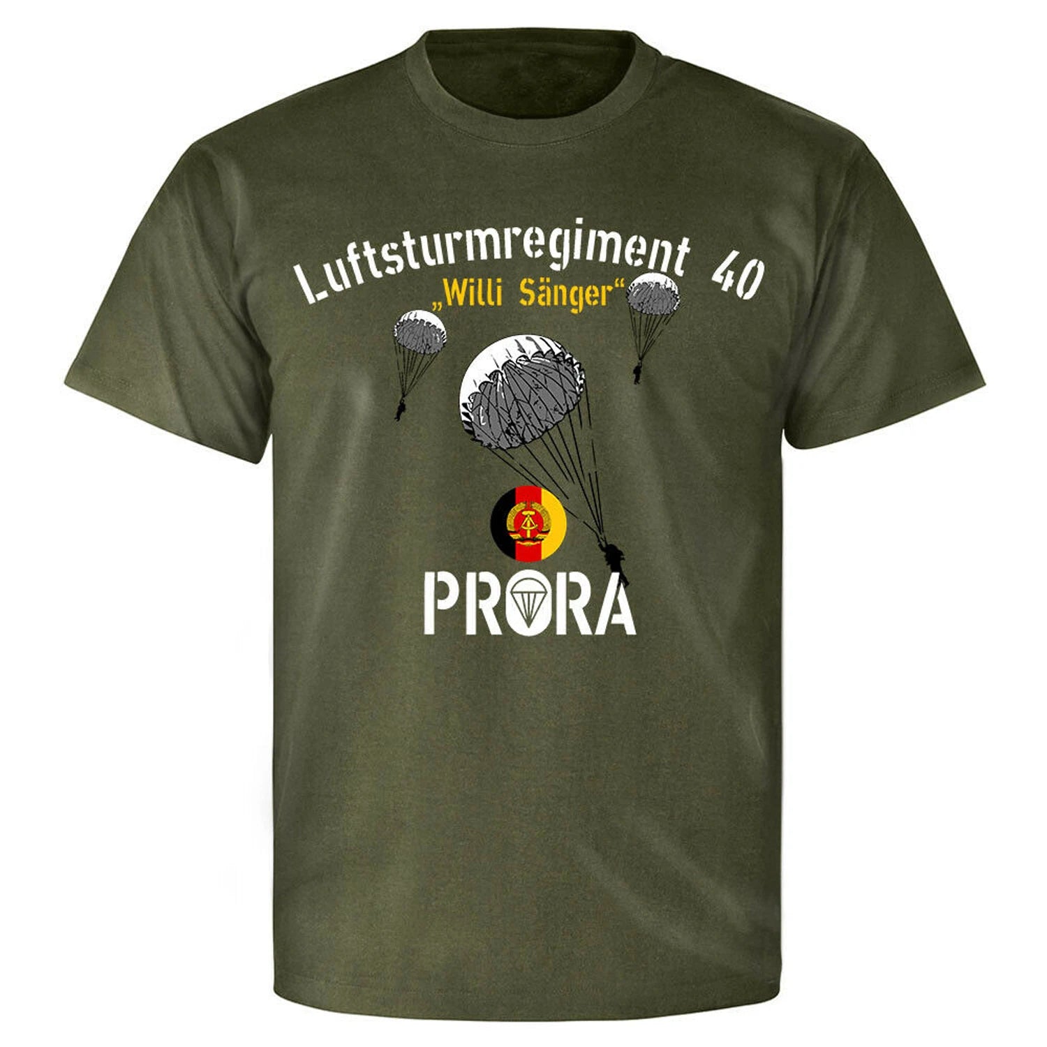 PRORA Fallschirmjäger T-Shirt – Luftsturmregiment 40 Willi Sänger
