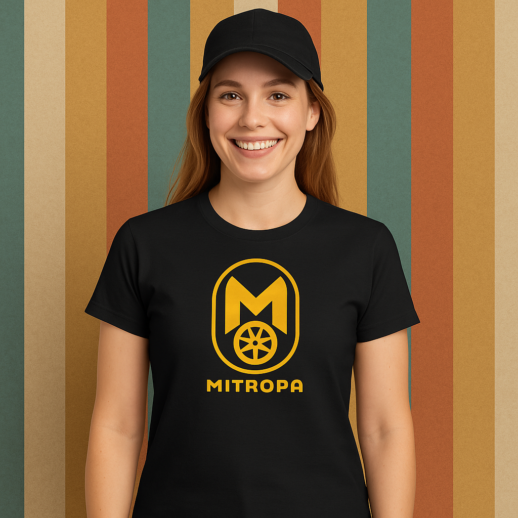 MITROPA Damen T-Shirt – DDR Eisenbahn-Romantik in Retro-Optik