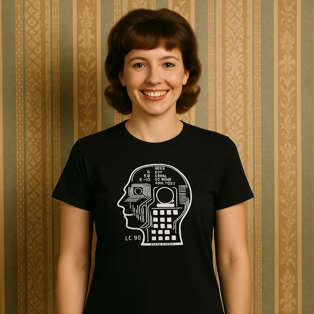 LC80 Damen T-Shirt – DDR Mikroelektronik trifft futuristisches Design
