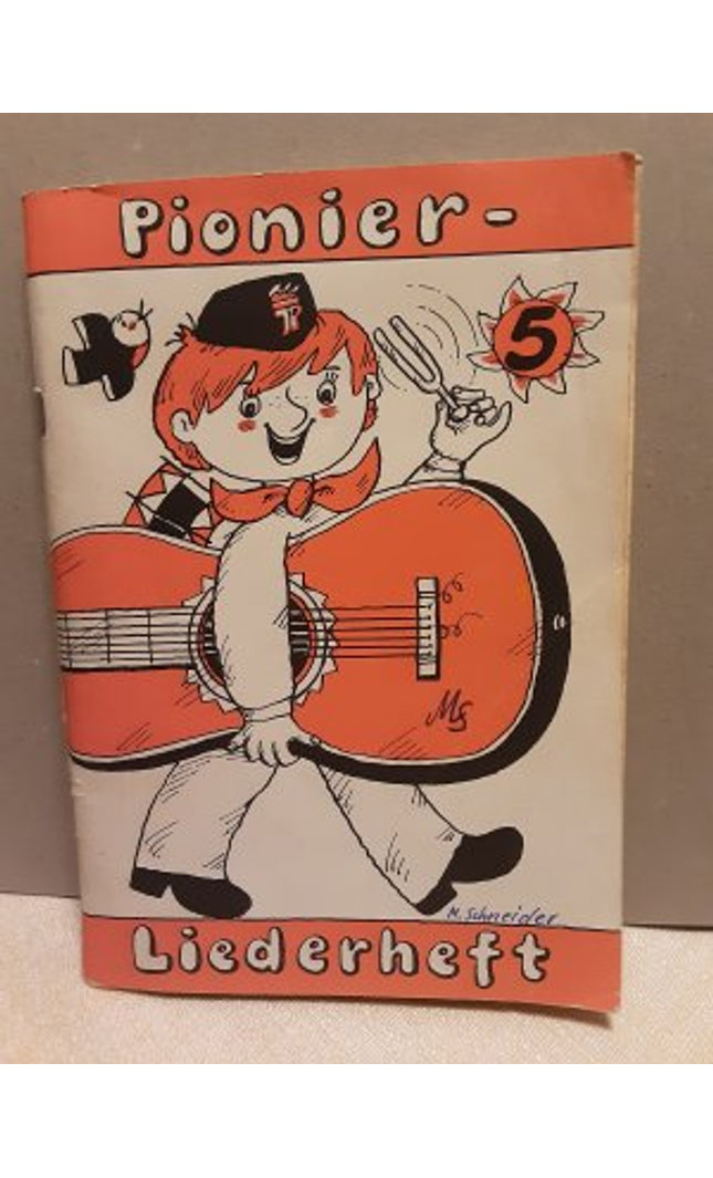 Pionierliederheft – Originalausgabe von 1988