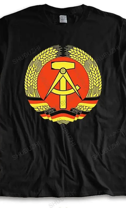 T-Shirt Staatswappen Schwarz