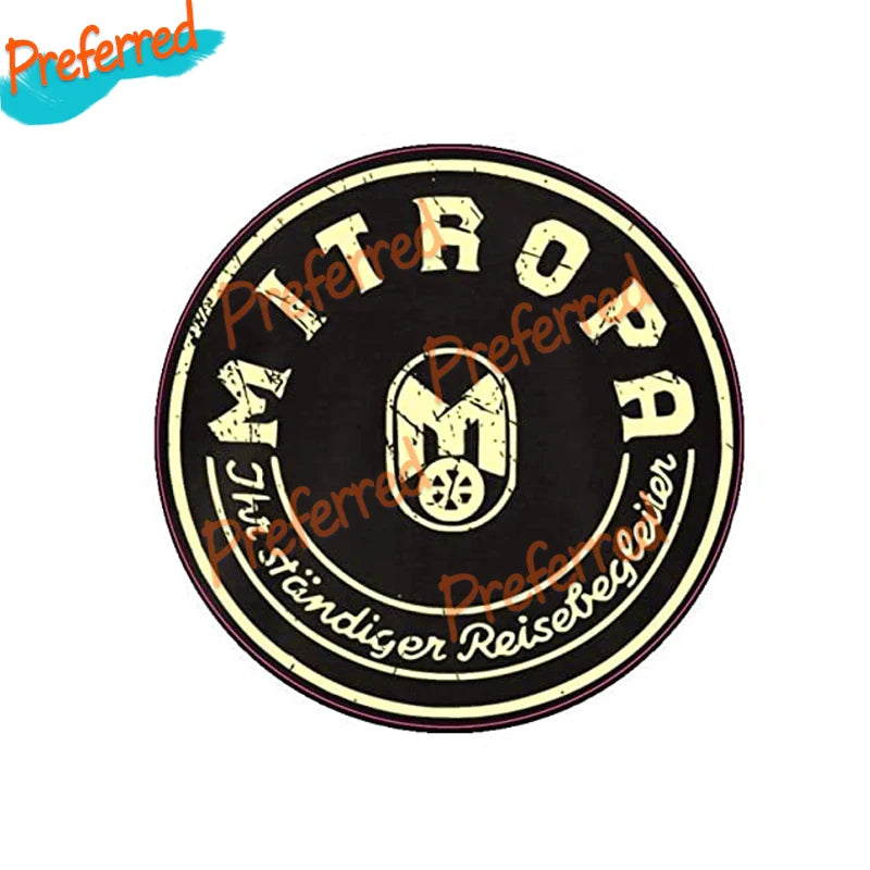 Stickers DDR Badge Brand Car Sticker Decal Vintage Retro Vintage FDJ JP Mitropa East for Trabant Barkas Wartburg Simson