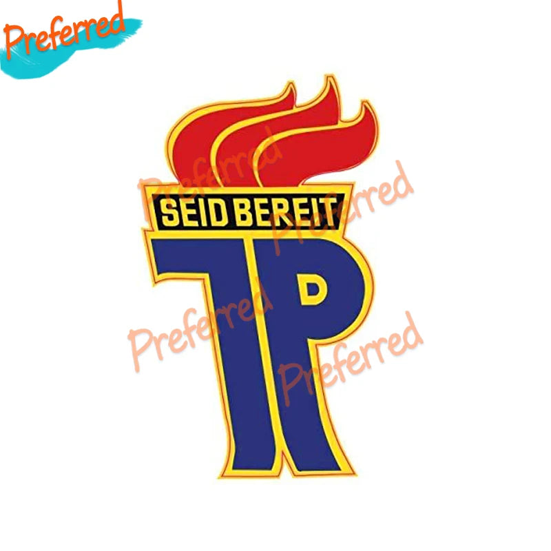 Stickers DDR Badge Brand Car Sticker Decal Vintage Retro Vintage FDJ JP Mitropa East for Trabant Barkas Wartburg Simson