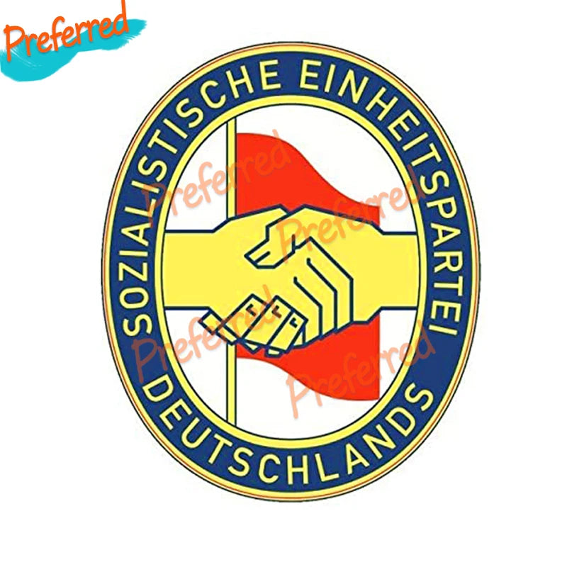 Stickers DDR Badge Brand Car Sticker Decal Vintage Retro Vintage FDJ JP Mitropa East for Trabant Barkas Wartburg Simson