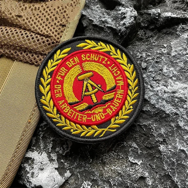 DDR Adler Patch – Taktisches Abzeichen mit Klettverschluss