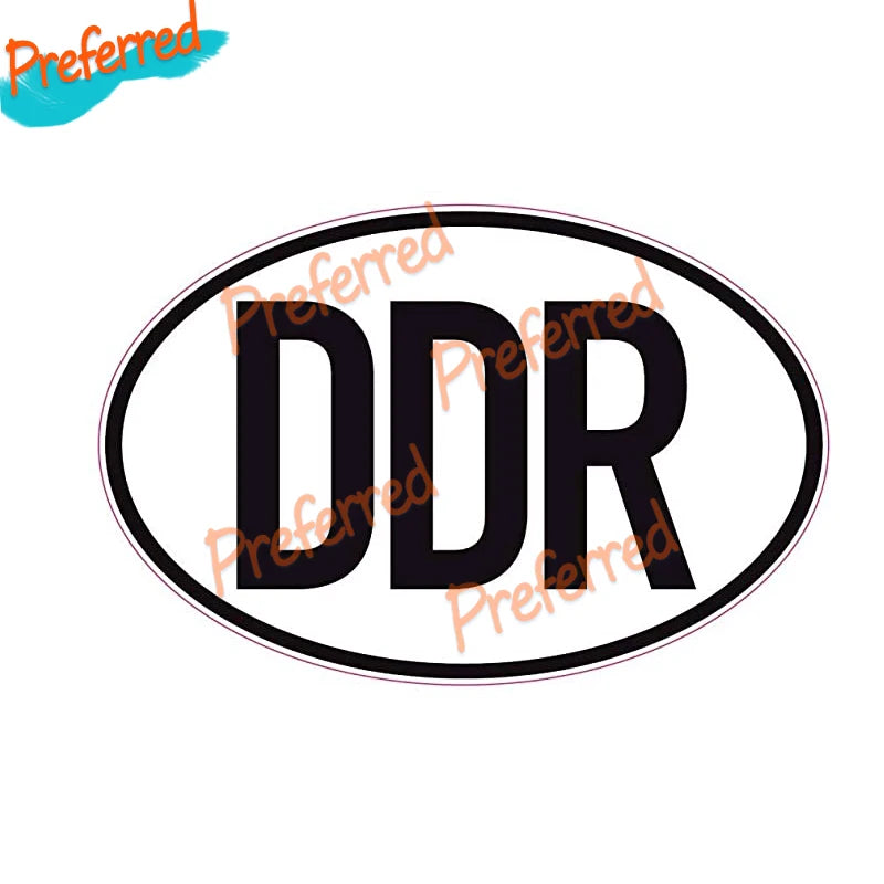 Stickers DDR Badge Brand Car Sticker Decal Vintage Retro Vintage FDJ JP Mitropa East for Trabant Barkas Wartburg Simson