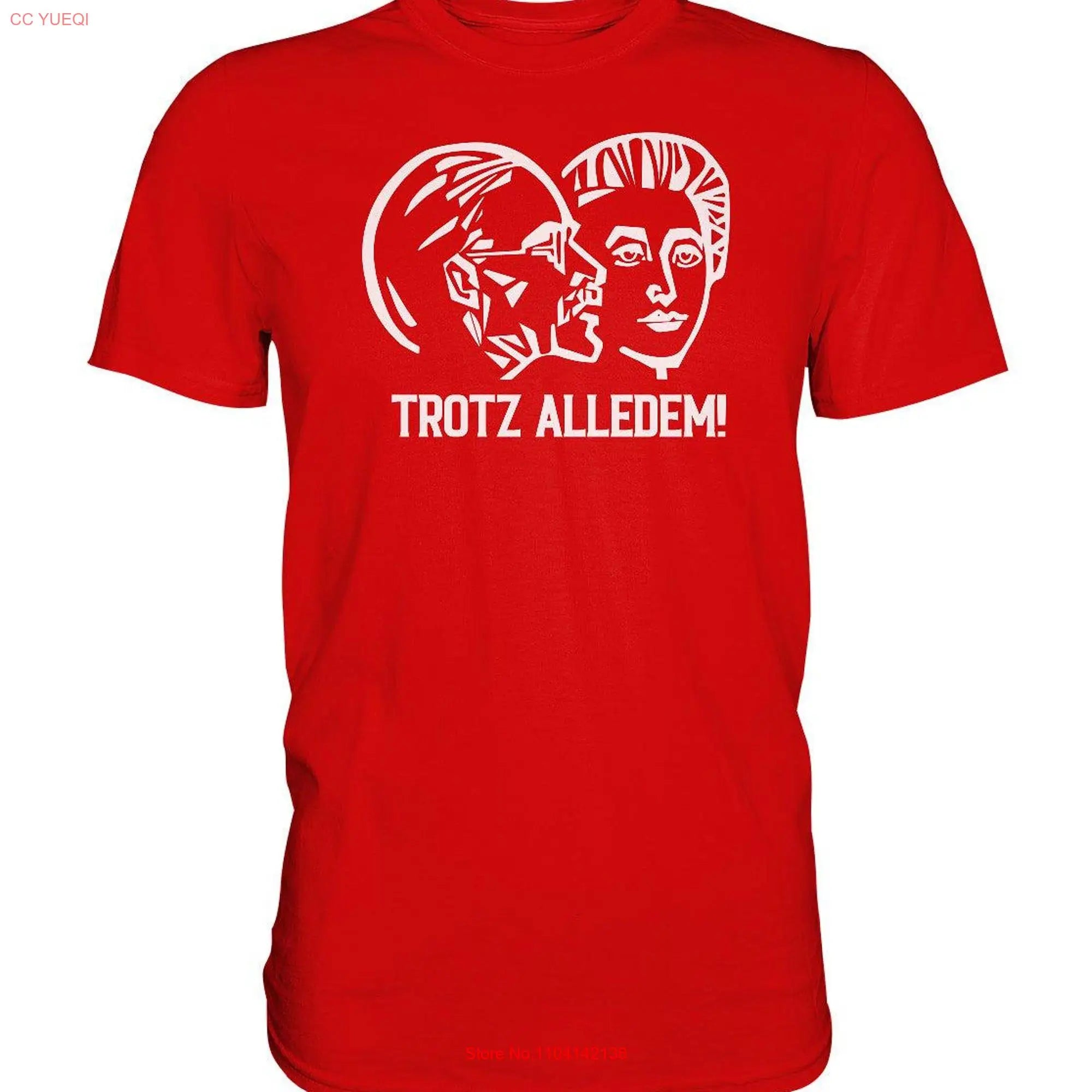 Trotz Alledem T-Shirt – DDR Motiv mit Gesichtern und Statement