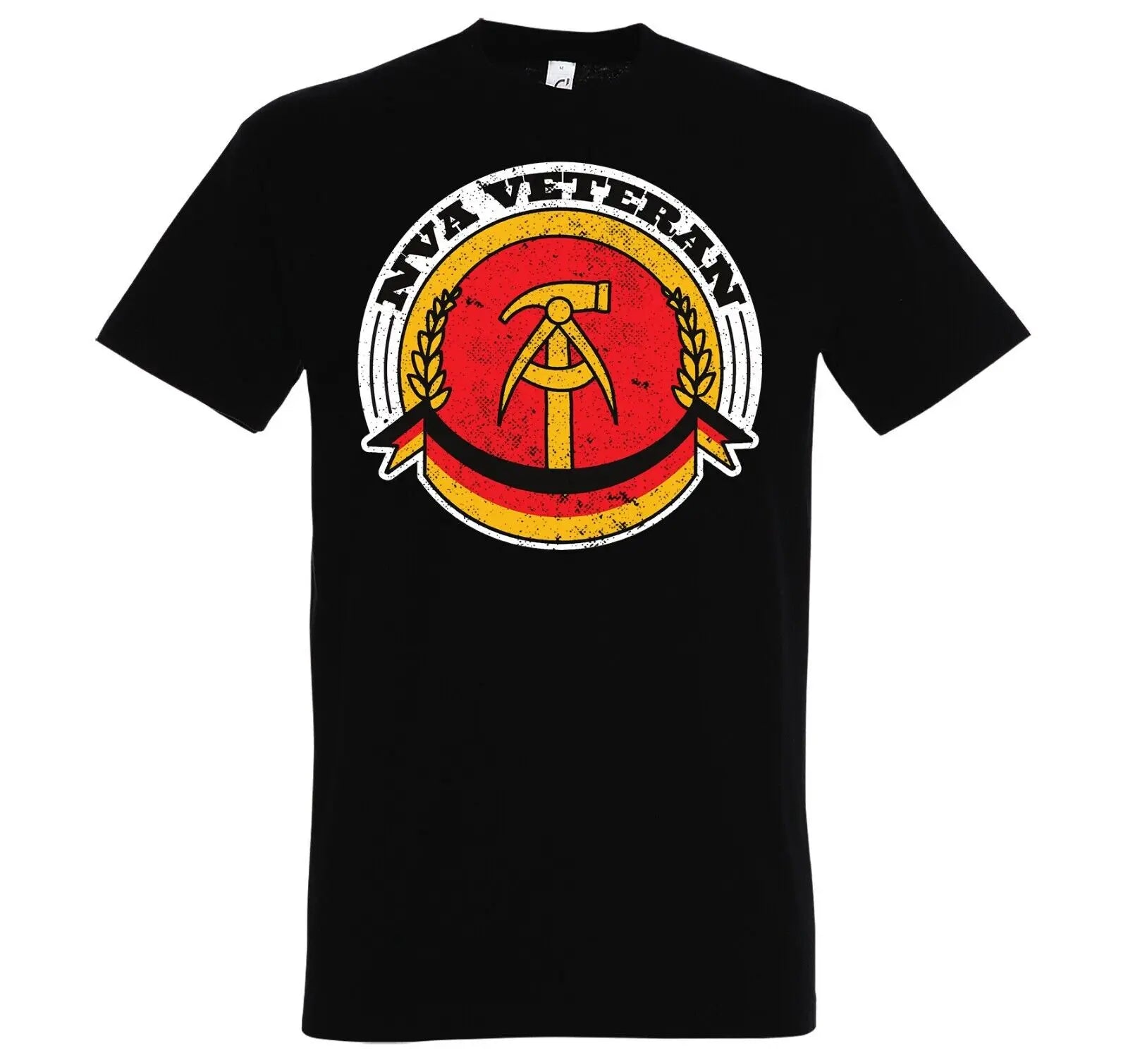 NVA Veteran T-Shirt mit DDR Emblem – Nostalgisches Shirt für echte Kameraden