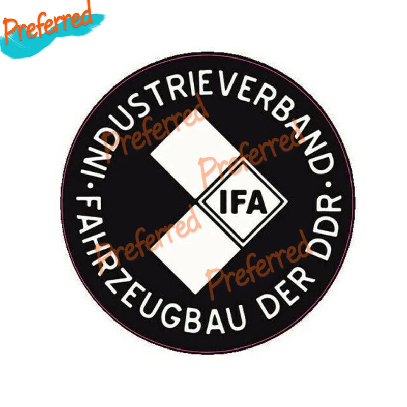 Stickers DDR Badge Brand Car Sticker Decal Vintage Retro Vintage FDJ JP Mitropa East for Trabant Barkas Wartburg Simson
