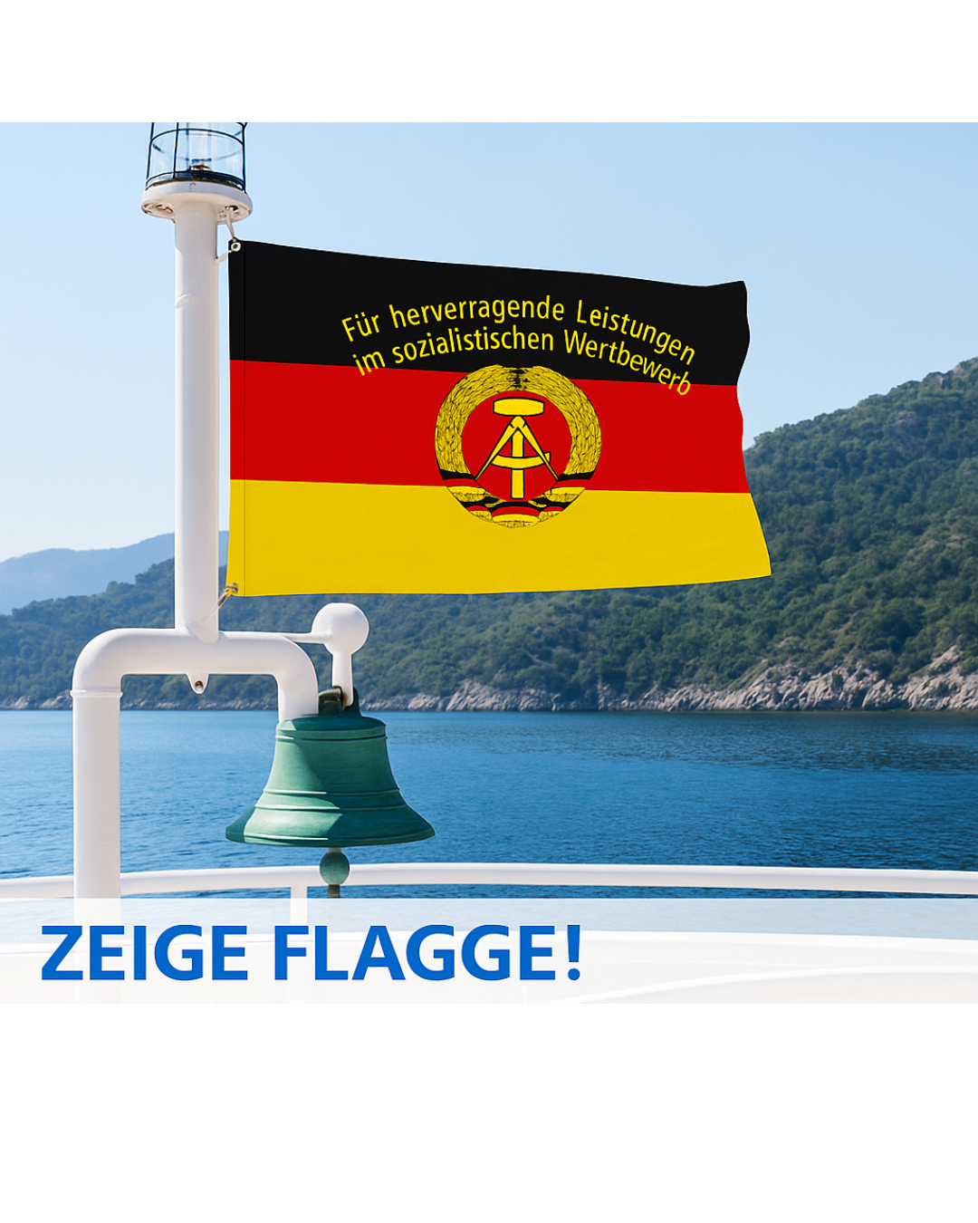 🚩 DDR Flagge – Sozialistischer Wettbewerb