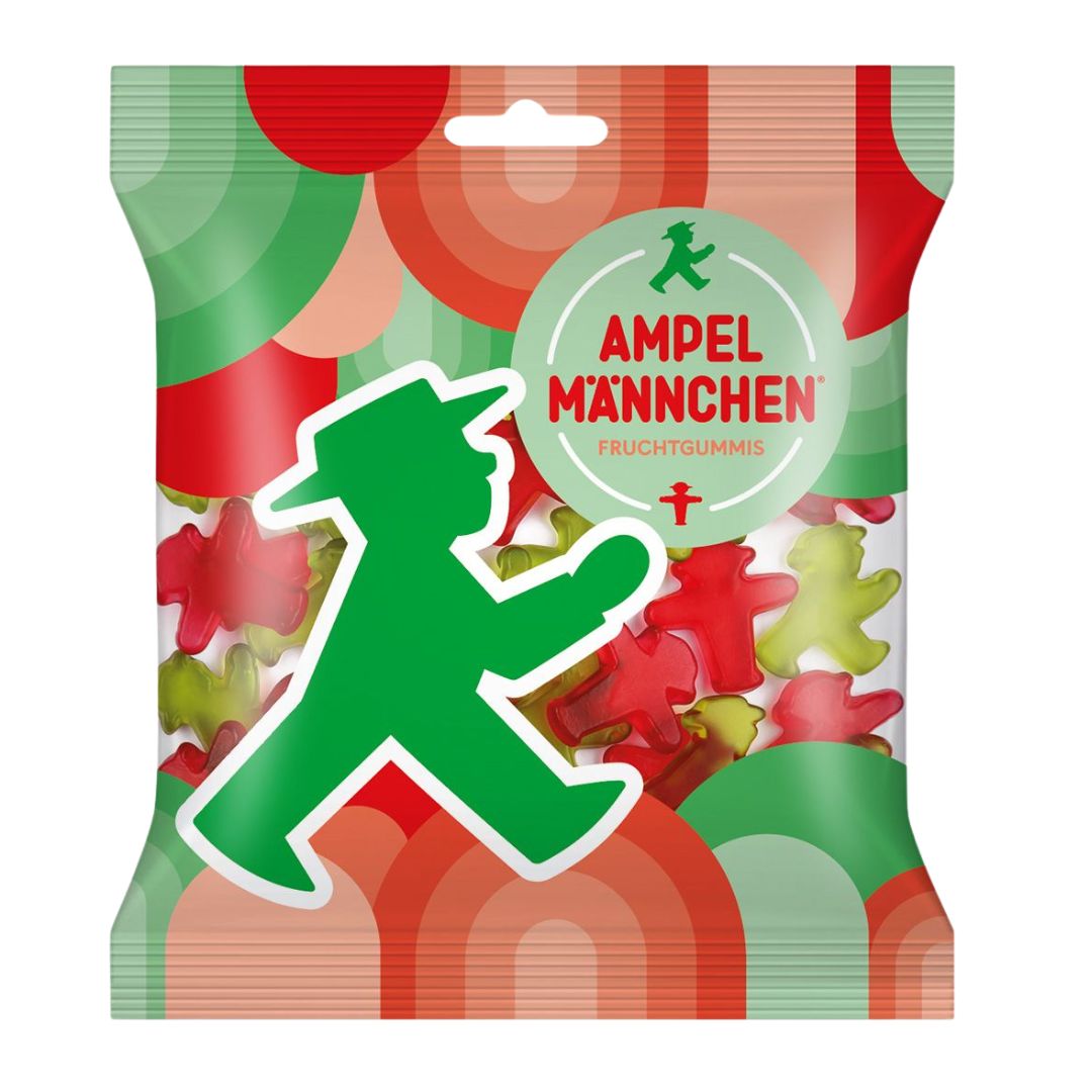 AMPELMANN® Fruchtgummi – Waldmeister & Kirsche (160g)