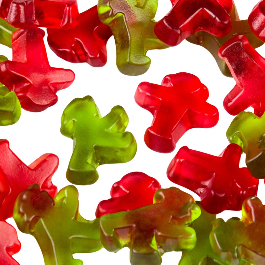 AMPELMANN® Fruchtgummi – Waldmeister & Kirsche (160g)