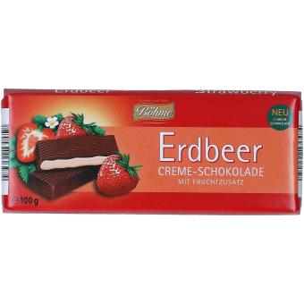 Böhme Creme-Schokolade Erdbeer 24er