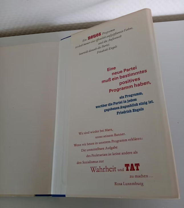 Programm der SED – Dietz Verlag Berlin 1984