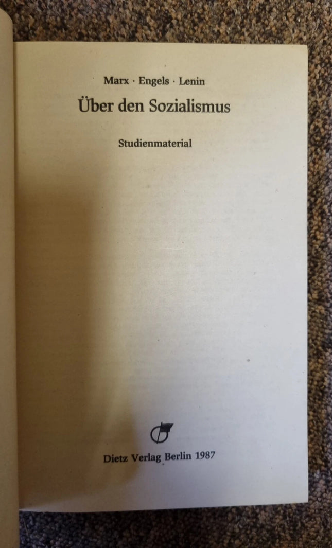 Marx · Engels · Lenin – Über den Sozialismus (Dietz Verlag Berlin, 1982)