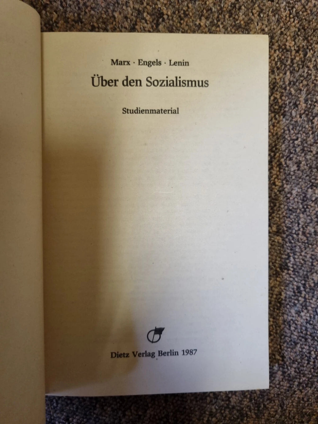 Marx · Engels · Lenin – Über den Sozialismus (Dietz Verlag Berlin, 1982)