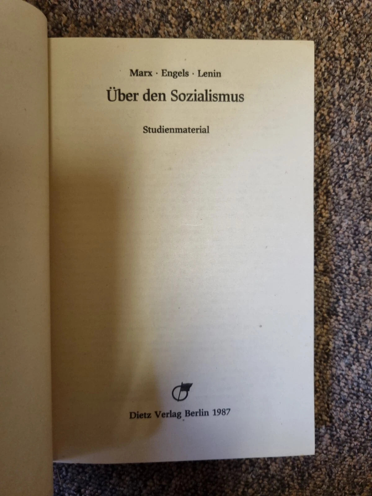 Marx · Engels · Lenin – Über den Sozialismus (Dietz Verlag Berlin, 1982)