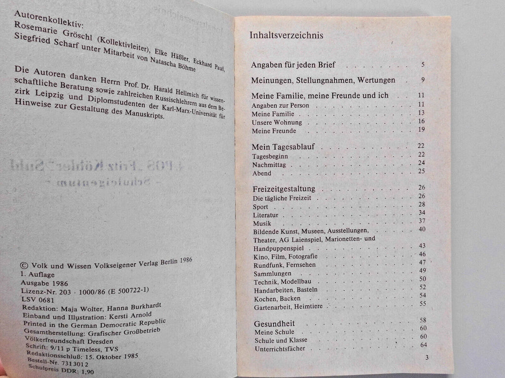 Briefe an Freunde – Arbeitsmittel für den russischsprachigen Schülerbriefwechsel