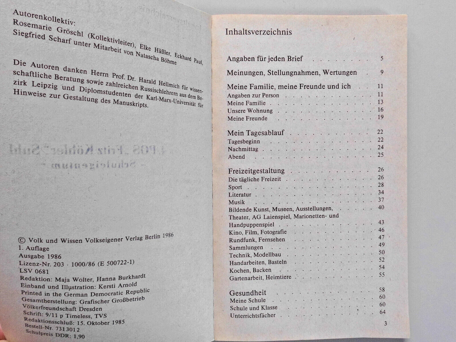 Briefe an Freunde – Arbeitsmittel für den russischsprachigen Schülerbriefwechsel