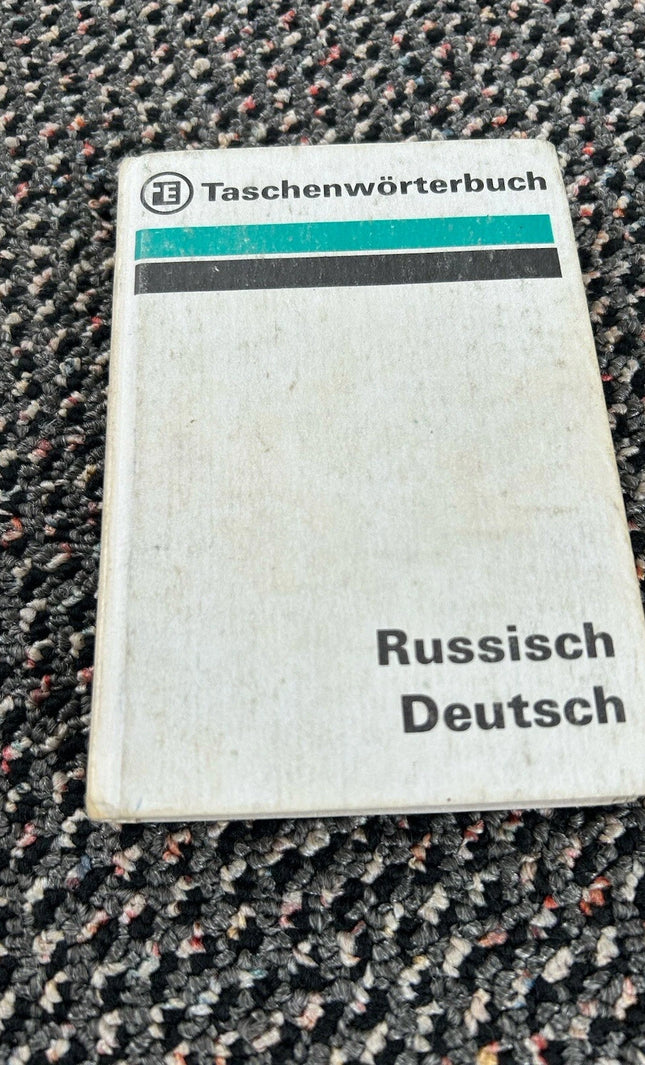 Russisch–Deutsch Taschenwörterbuch – VEB Verlag Enzyklopädie Leipzig